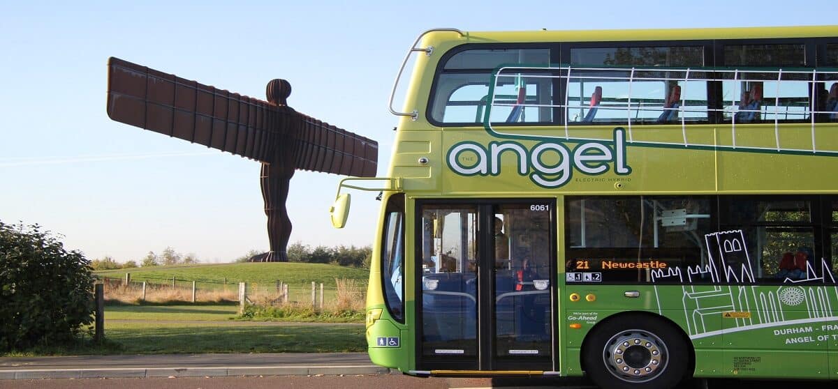 Go North East buses work with The Tonic as their content agency