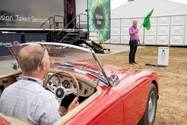Experiential activity for Tonic's Road Safety Week PR campaign Eye Tests Save Lives